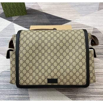 Gucci Large changing bag in GG Canvas Beige 2025 495909 (DLH-250630104)