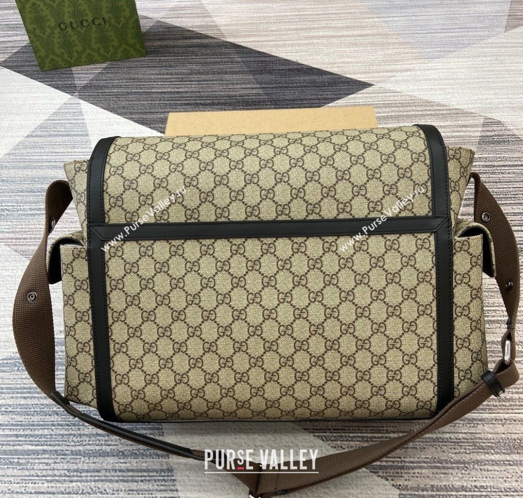 Gucci Large changing bag in GG Canvas Beige 2025 495909 (DLH-250630104)