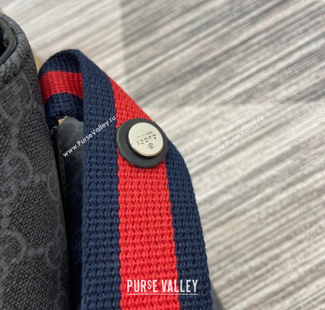 Gucci Large changing bag in GG Canvas Black 2025 495909 (DLH-250630105)