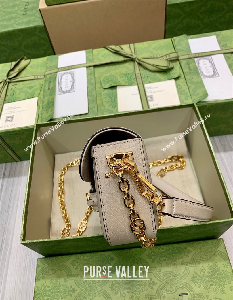 Gucci Horsebit 1955 small shoulder bag in GG Canvas and Leather Oatmeal/Beige 2025 735178 (DLH-250630118)