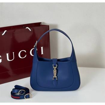 Gucci Jackie 1961 medium bag in Smooth Leather Dark Blue 2025 810232 (DLH-250701027)