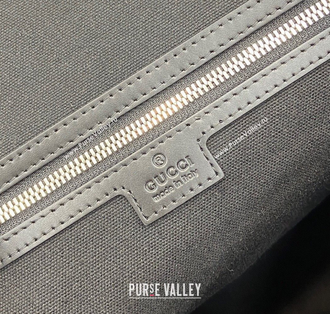 Gucci Mens GG canvas medium duffle bag Black 2025 821668 (DLH-250701035)