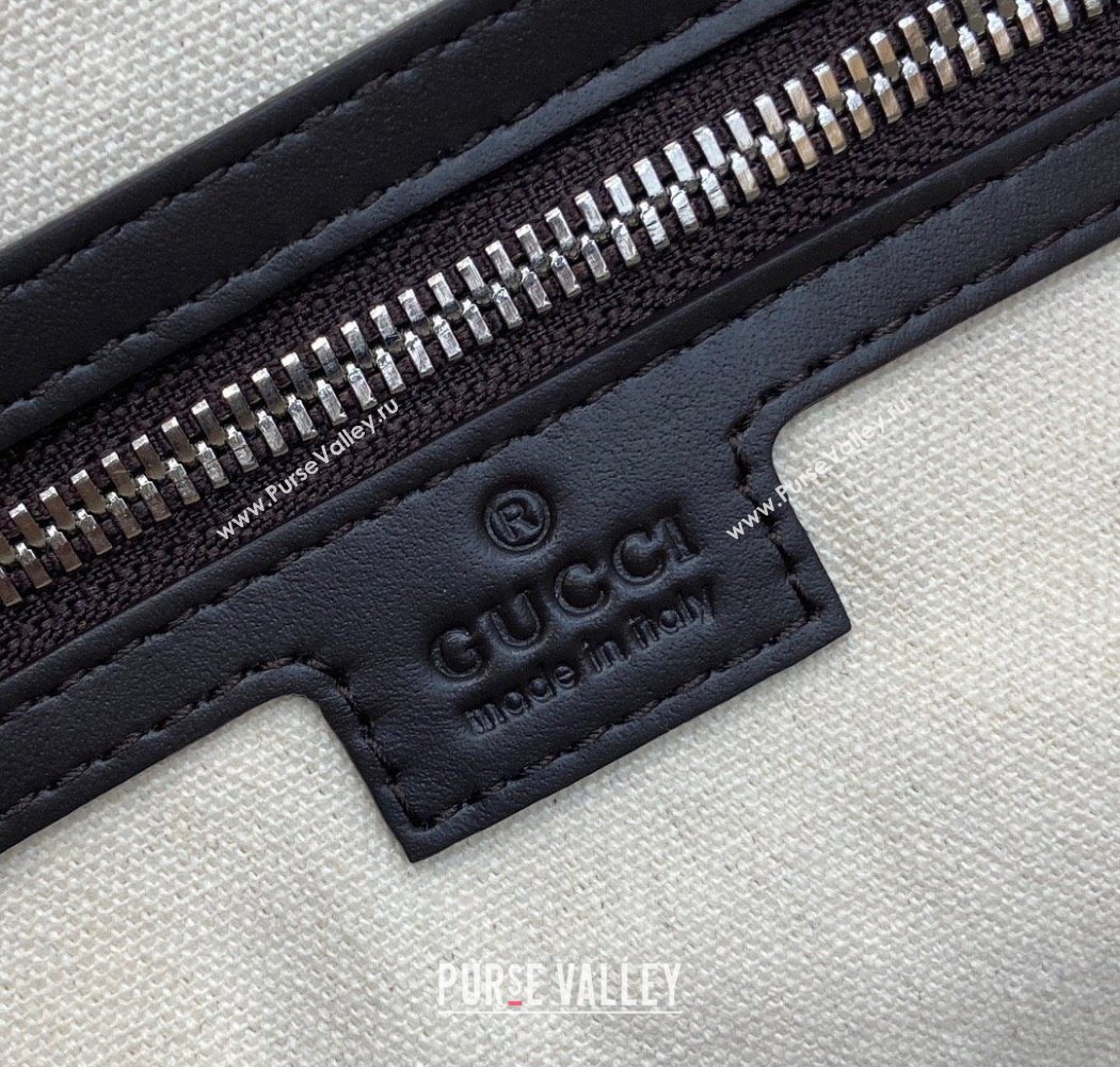 Gucci Mens GG canvas medium duffle bag Beige/Brown 2025 821668 (DLH-250701036)