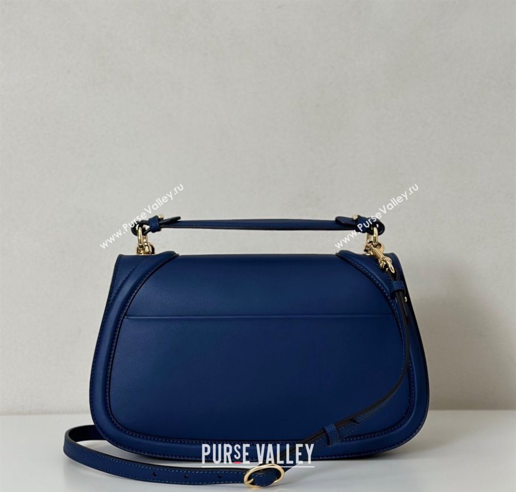Gucci Blondie Leather Large Top Handle Bag 815716 Dark Blue 2025 (DLH-250701023)