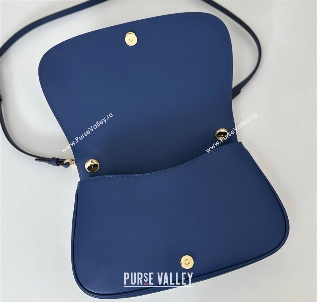 Gucci Blondie Leather Large Top Handle Bag 815716 Dark Blue 2025 (DLH-250701023)