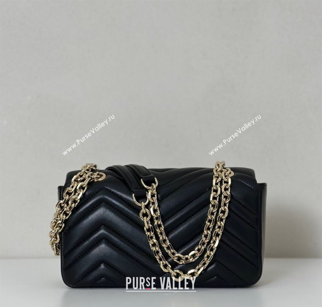 Gucci GG Marmont Small shoulder bag Black 2025 837280 (DLH-250630017)