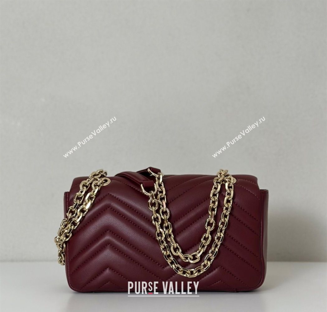 Gucci GG Marmont Small shoulder bag Ancora Red 2025 837280 (DLH-250630020)