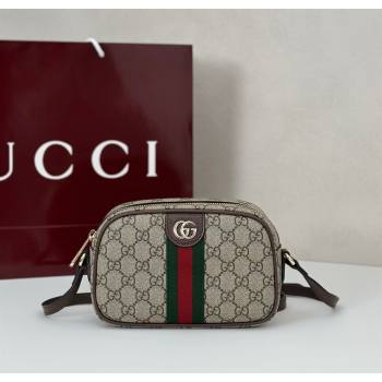 Gucci Ophidia GG Canvas small camera bag Beige/Brown 2025 838480 (DLH-250630066)