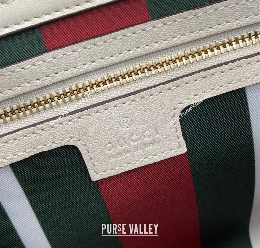 Gucci Padlock GG Canvas Large Handbag White 2025 838991 (XLU-250630137)