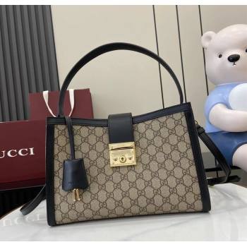 Gucci Padlock GG Canvas Large Handbag Black 2025 838991 (XLU-250630138)