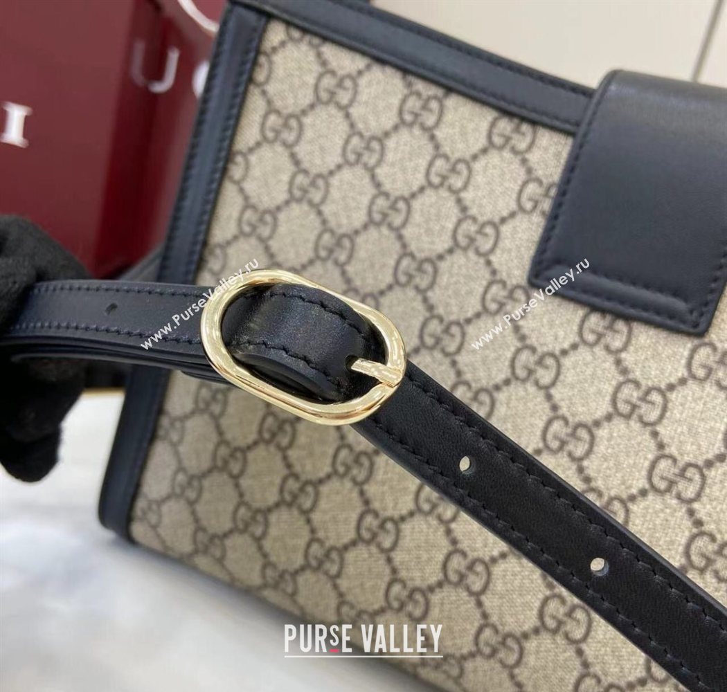 Gucci Padlock GG Canvas Large Handbag Black 2025 838991 (XLU-250630138)