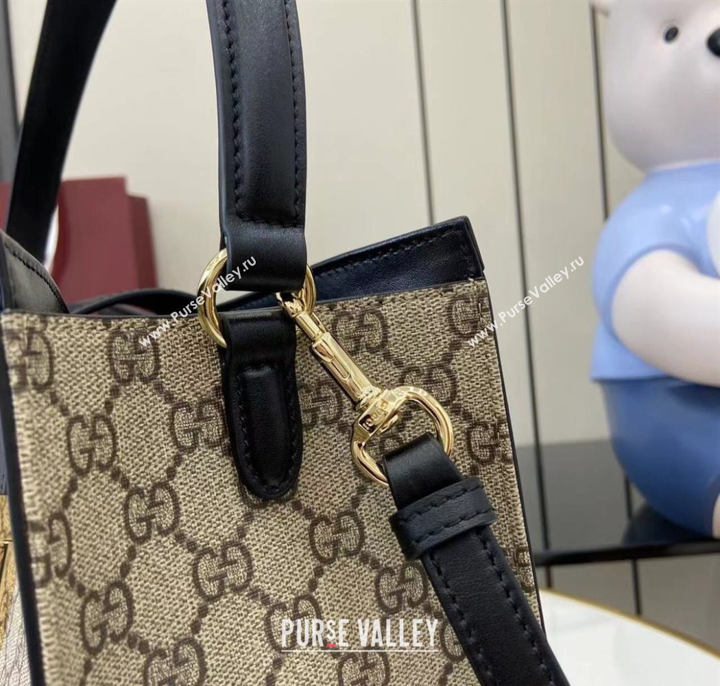 Gucci Padlock GG Canvas Large Handbag Black 2025 838991 (XLU-250630138)