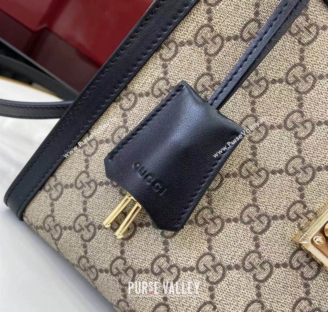 Gucci Padlock GG Canvas Large Handbag Black 2025 838991 (XLU-250630138)