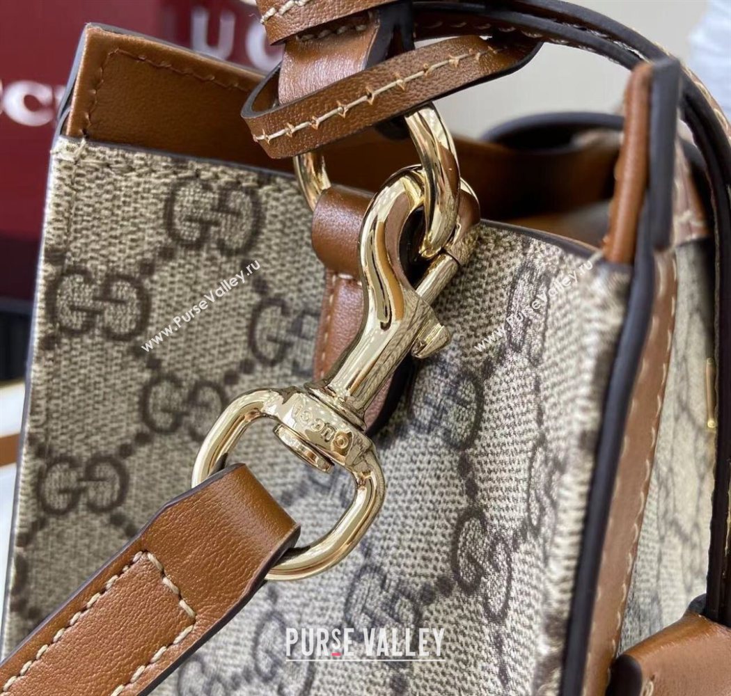 Gucci Padlock GG Canvas Medium Handbag Brown 2025 838992 (XLU-250630142)