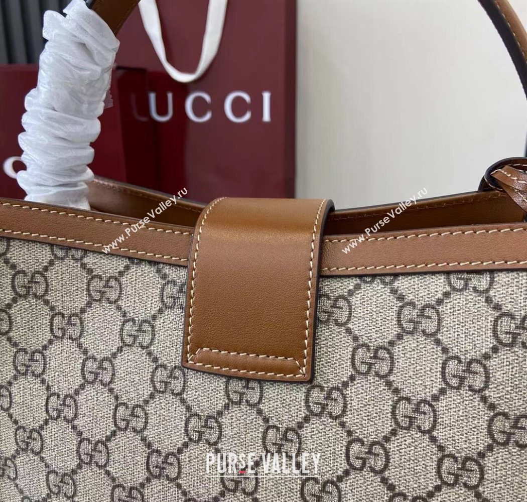 Gucci Padlock GG Canvas Medium Handbag Brown 2025 838992 (XLU-250630142)