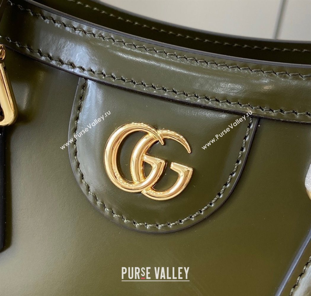 Gucci Diana Leather small tote bag Forest Green 2025 832936 (XLU-250630132)