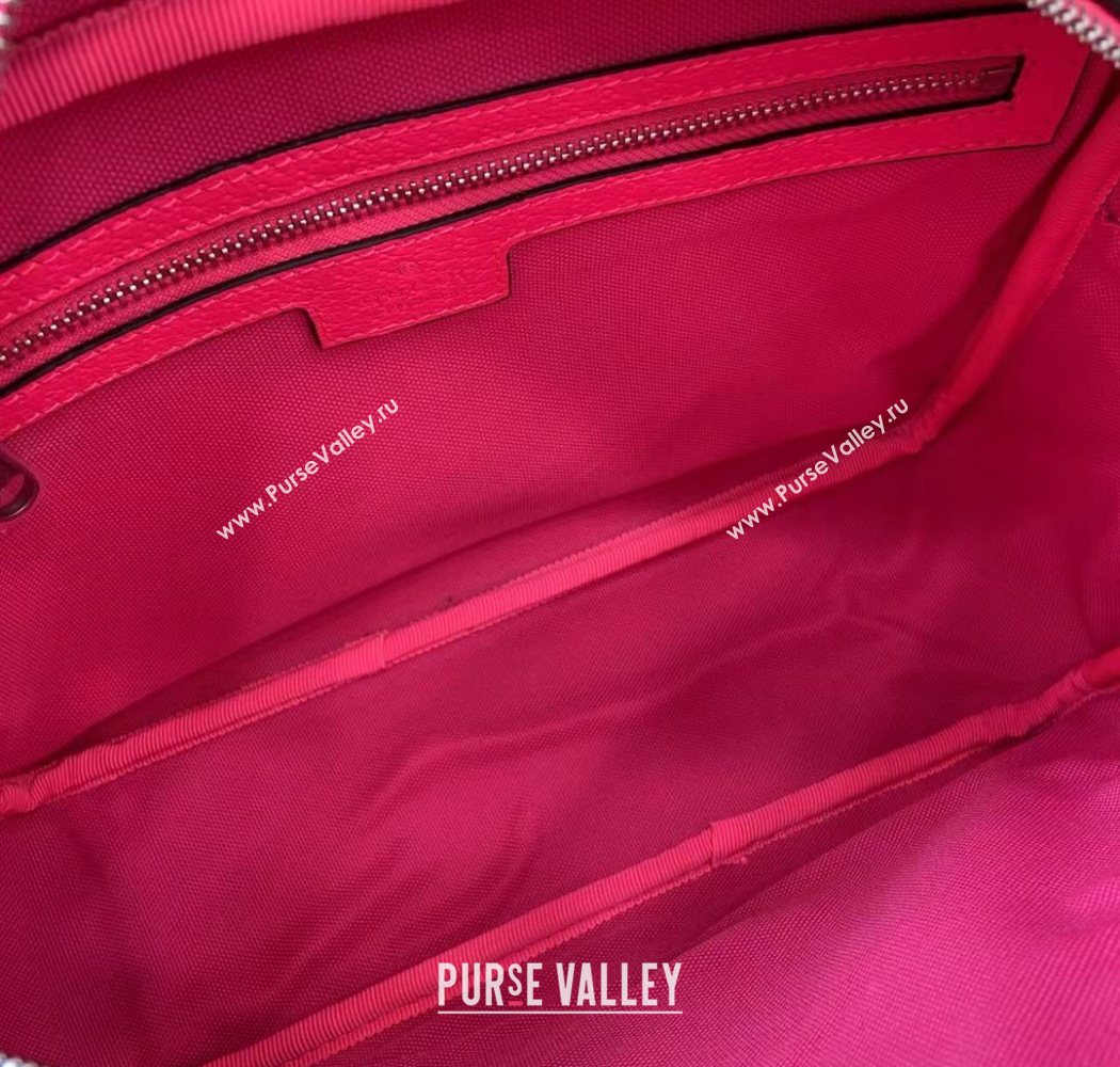 Gucci Mens GG Monogram Medium crossbody bag with print Beige/Bright Pink 2025 839380 (XLU-250701003)