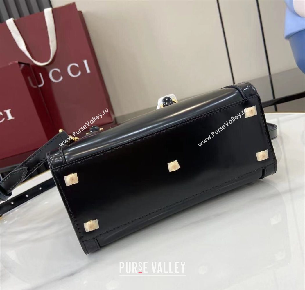 Gucci Diana Leather small tote bag Black 2025 832936 (XLU-250630133)
