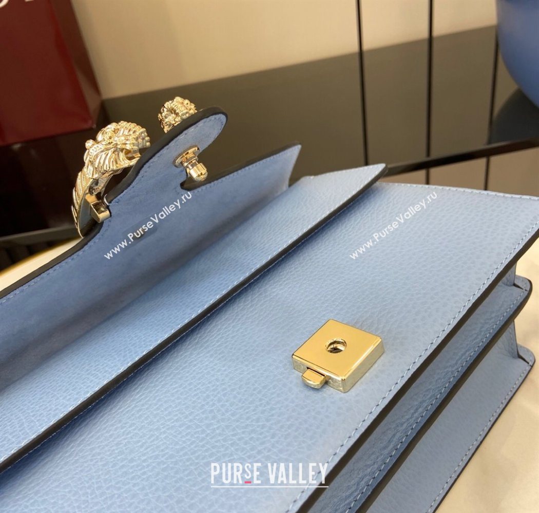 Gucci Dionysus medium shoulder bag in grainy leather Light Blue 2025 795005 (XLU-250701014)