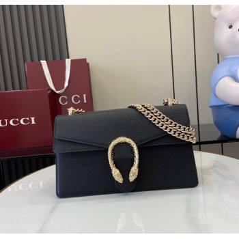 Gucci Dionysus medium shoulder bag in grainy leather Black 2025 795005 (XLU-250701015)