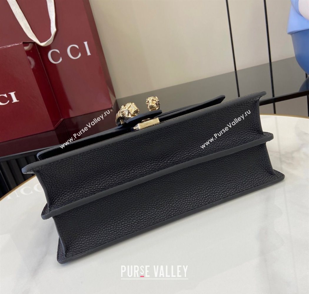 Gucci Dionysus medium shoulder bag in grainy leather Black 2025 795005 (XLU-250701015)