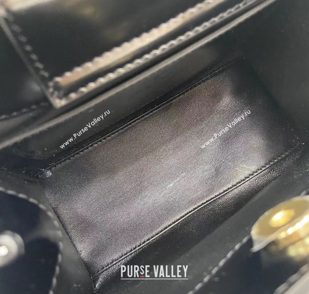 Gucci Diana Leather small tote bag Black 2025 832936 (XLU-250630133)