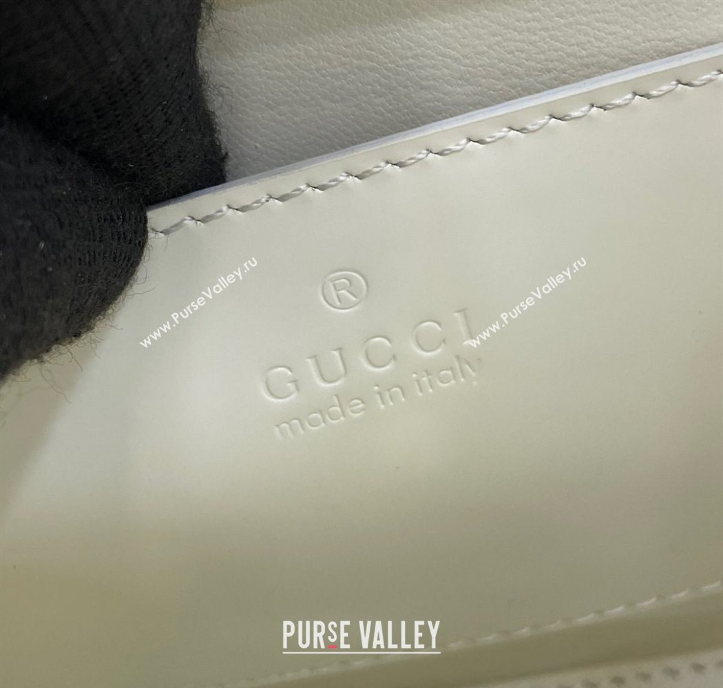 Gucci Diana Leather small tote bag White 2025 832936 (XLU-250630136)