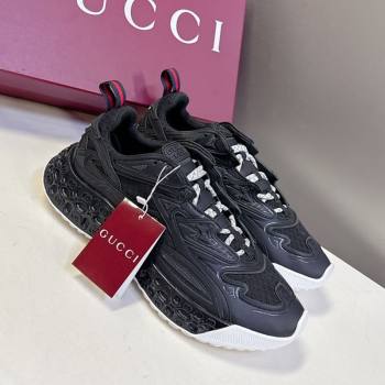 Gucci CUB3D Sneakers in Mix and Leather Black 2025 828059 (MD-250712005)