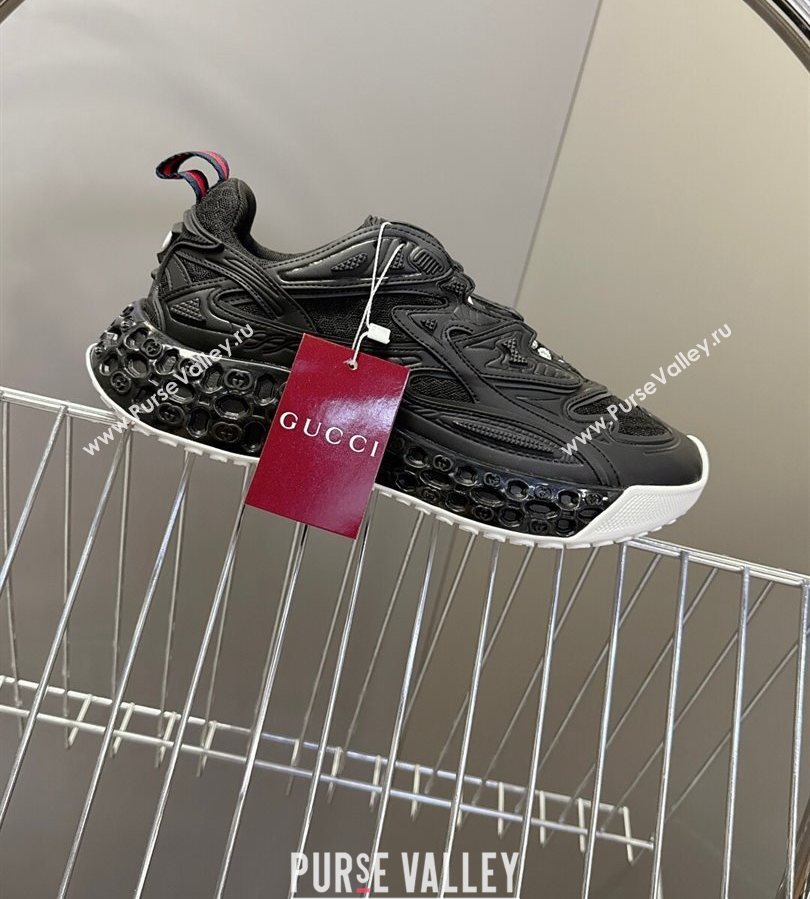 Gucci CUB3D Sneakers in Mix and Leather Black 2025 828059 (MD-250712005)