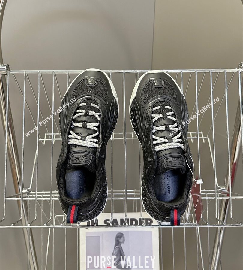 Gucci CUB3D Sneakers in Mix and Leather Black 2025 828059 (MD-250712005)