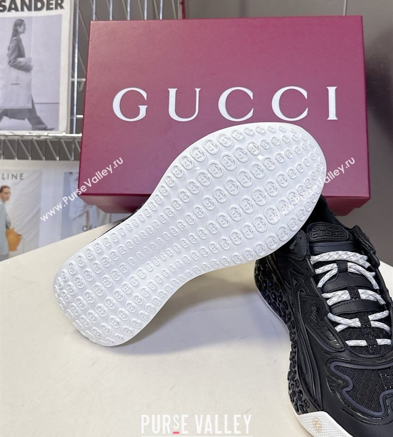 Gucci CUB3D Sneakers in Mix and Leather Black 2025 828059 (MD-250712005)
