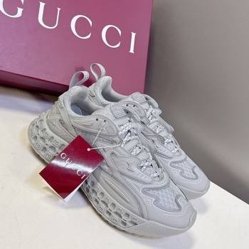 Gucci CUB3D Sneakers in Mix and Leather Grey 2025 828059 (MD-250712006)