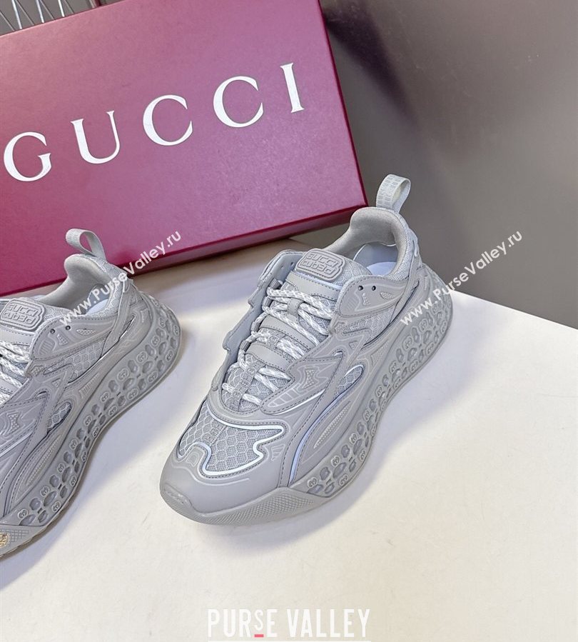 Gucci CUB3D Sneakers in Mix and Leather Grey 2025 828059 (MD-250712006)