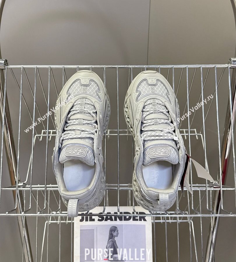 Gucci CUB3D Sneakers in Mix and Leather Grey 2025 828059 (MD-250712006)