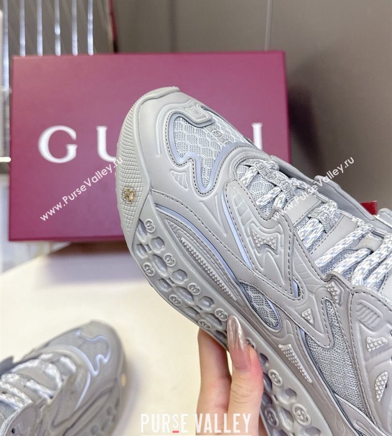 Gucci CUB3D Sneakers in Mix and Leather Grey 2025 828059 (MD-250712006)