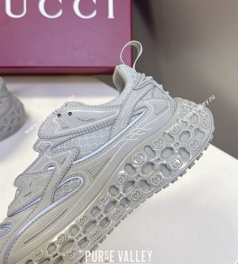 Gucci CUB3D Sneakers in Mix and Leather Grey 2025 828059 (MD-250712006)