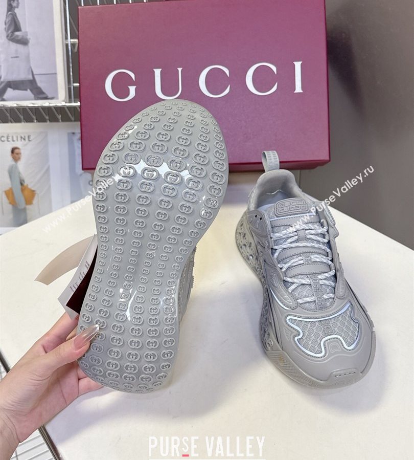 Gucci CUB3D Sneakers in Mix and Leather Grey 2025 828059 (MD-250712006)