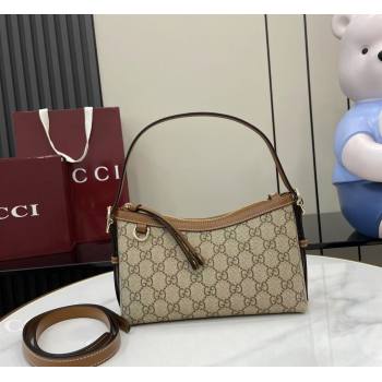 Gucci GG Emblem Canvas Small Shoulder Bag 2025 847450 (XLU-250807061)