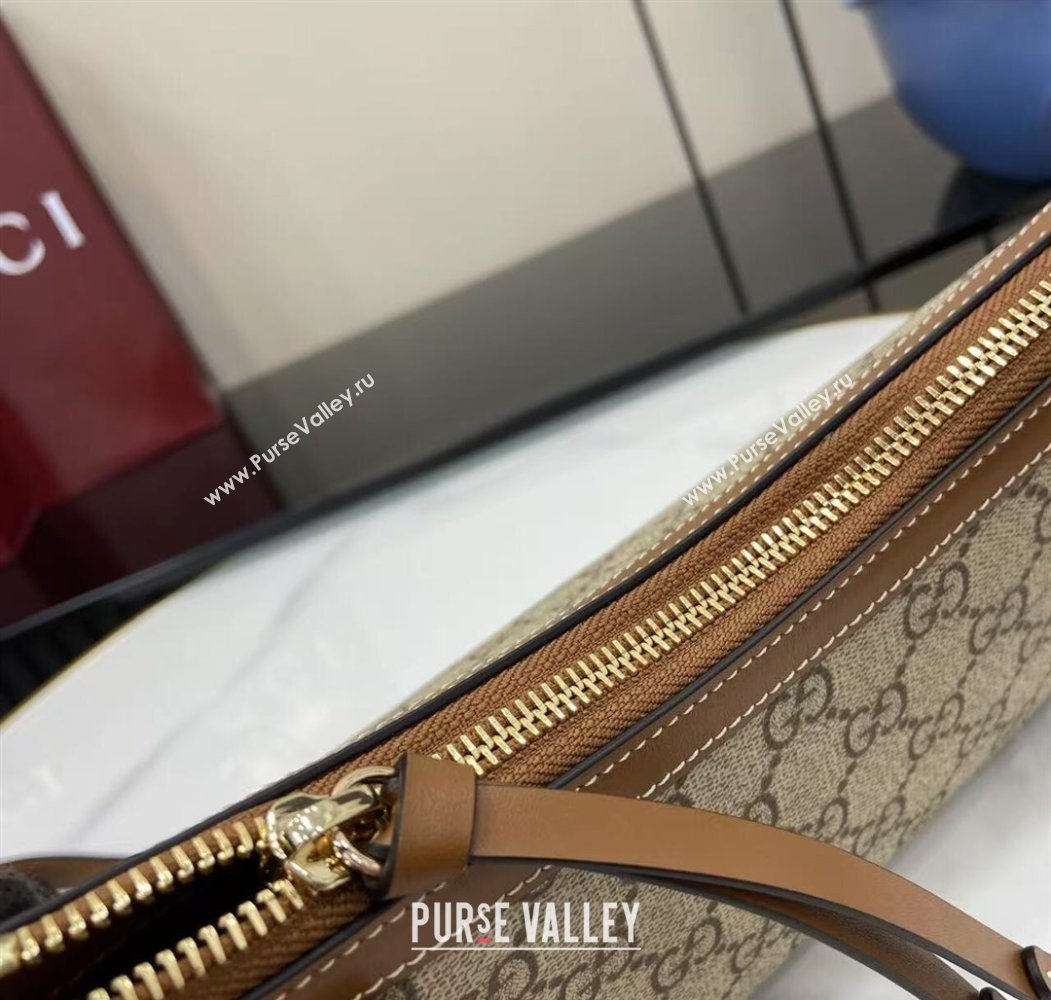 Gucci GG Emblem Canvas Small Shoulder Bag 2025 847450 (XLU-250807061)