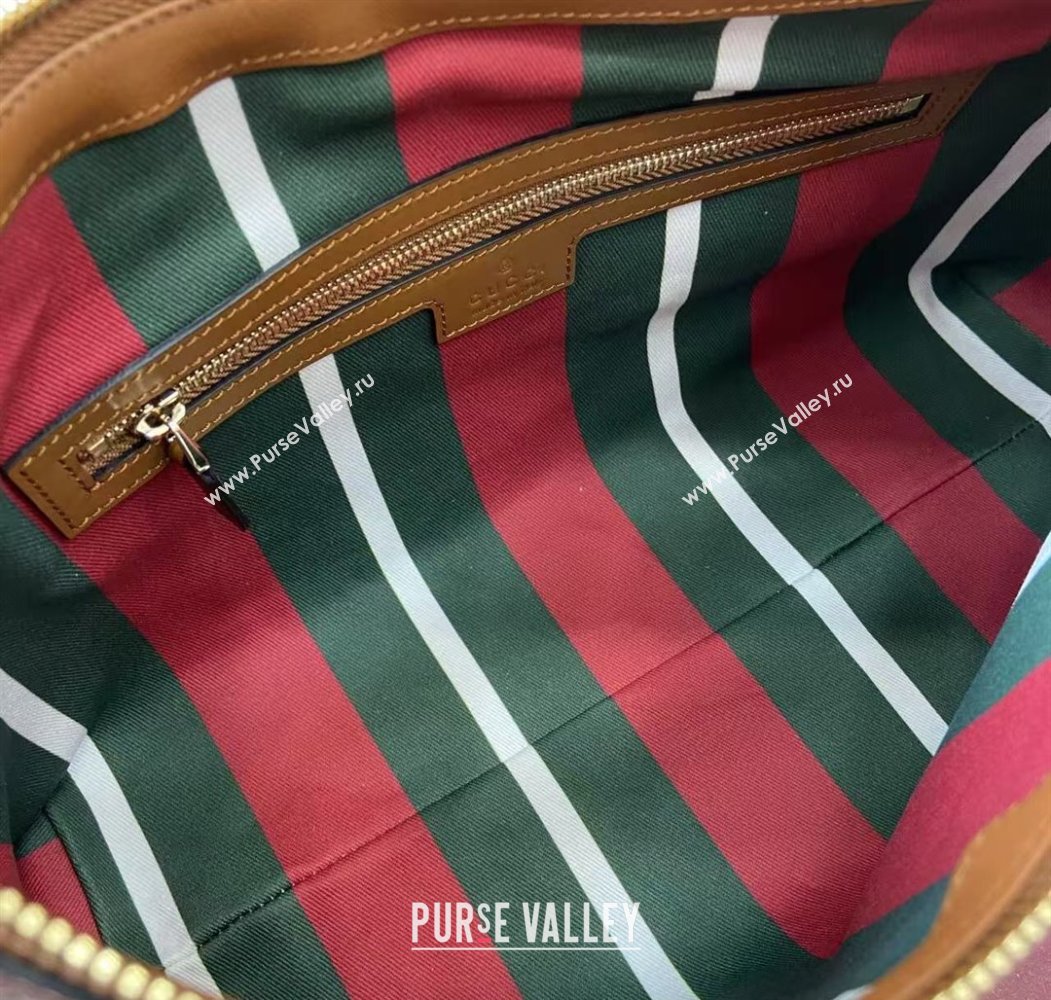 Gucci GG Emblem Canvas Medium Shoulder Bag 2025 847449 (XLU-250807057)