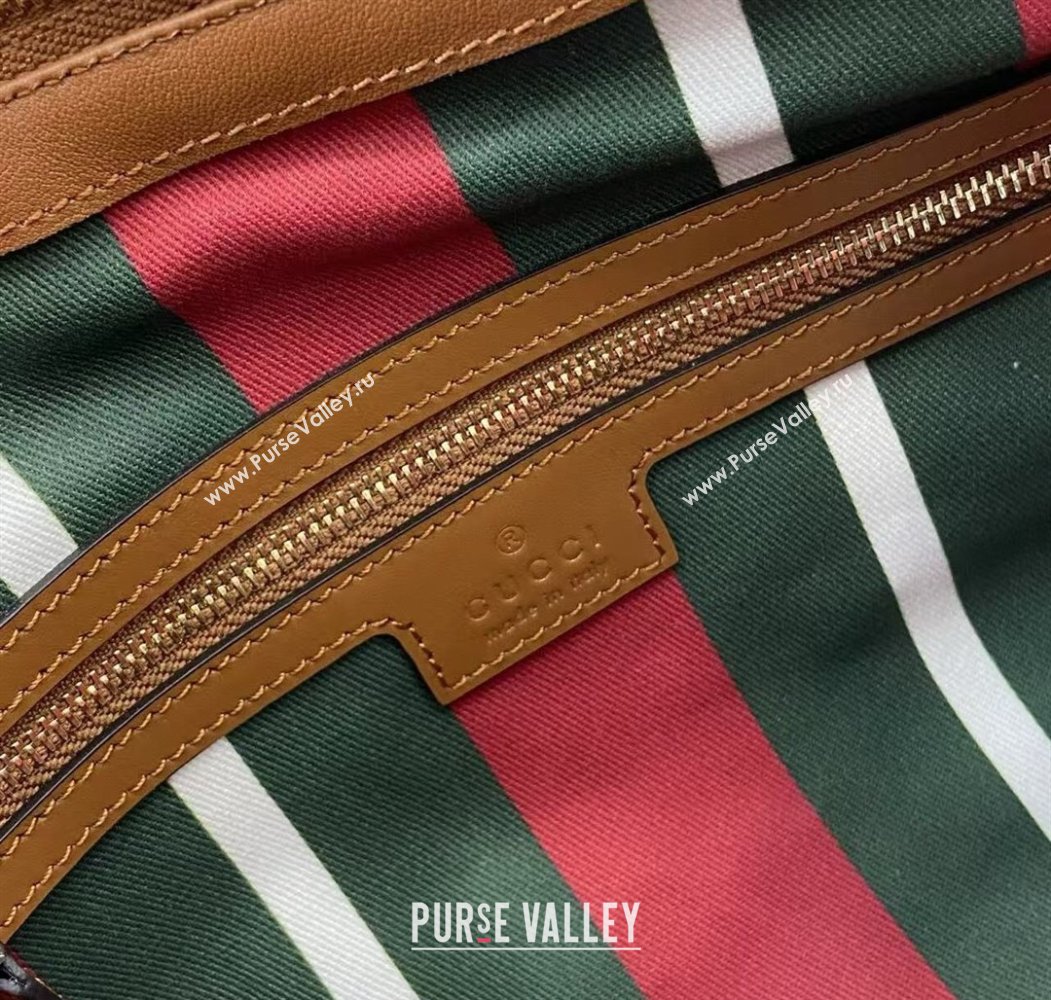 Gucci GG Emblem Canvas Medium Shoulder Bag 2025 847449 (XLU-250807057)