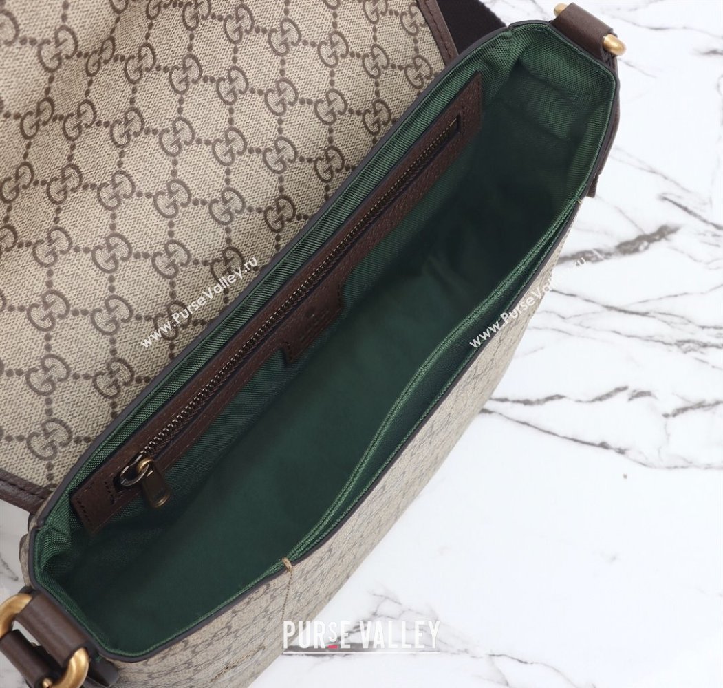 Gucci Mens Ophidia GG Canvas Medium messenger crossbody bag 2025 834467 (DLH-250808060)