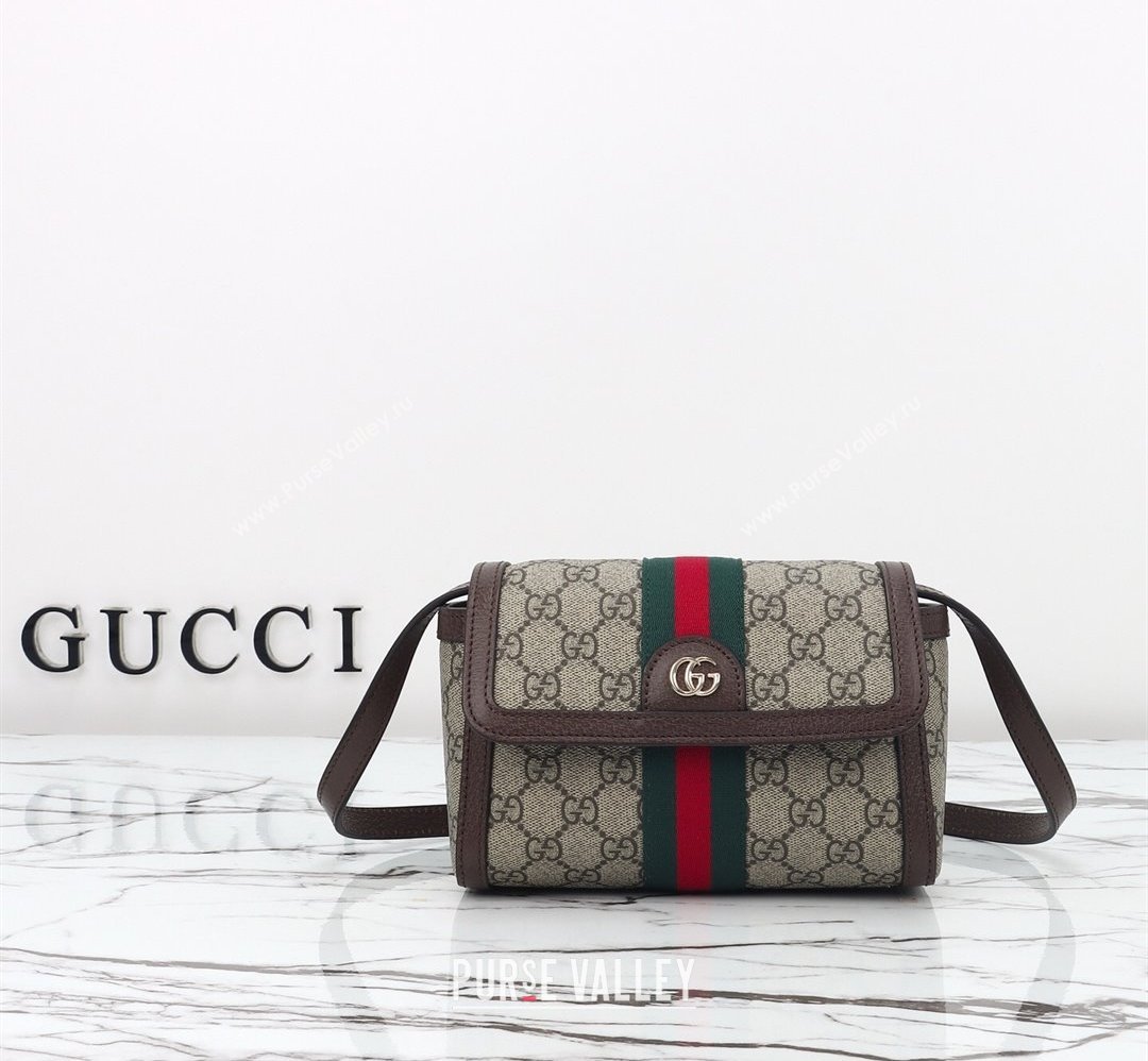 Gucci Ophidia GG Canvas mini shoulder bag 2025 838481 (DLH-250808061)