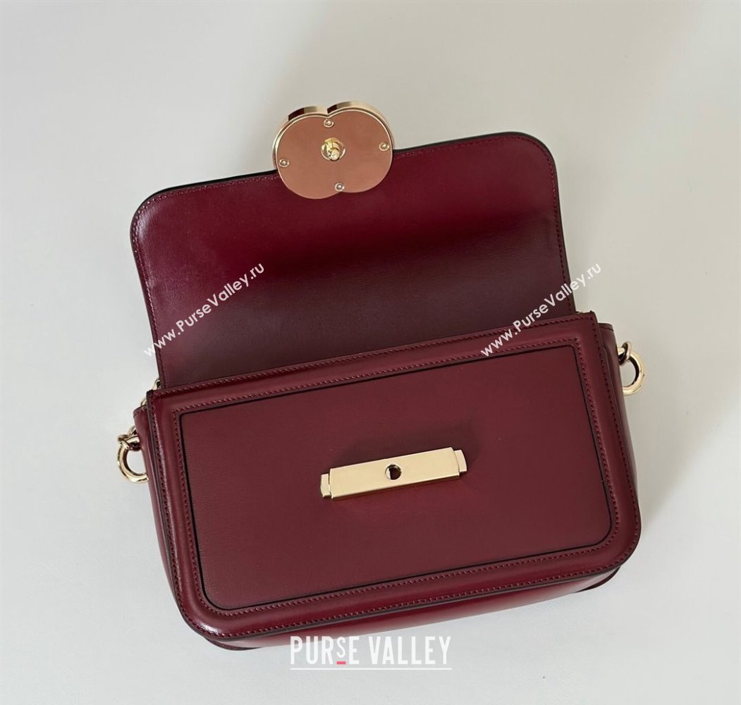 Gucci Go Leather small shoulder bag Ancora Red 2025 826761 (DLH-250808063)