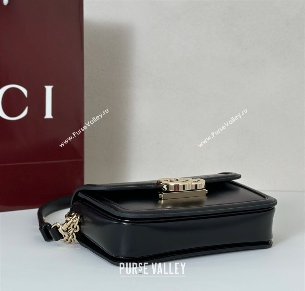 Gucci Go Leather small shoulder bag Black 2025 826761 (DLH-250808064)