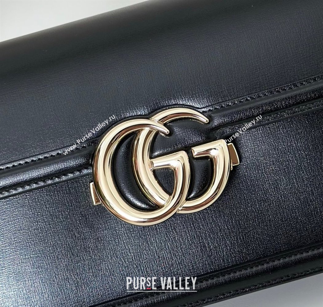 Gucci Go Leather small shoulder bag Black 2025 826761 (DLH-250808064)