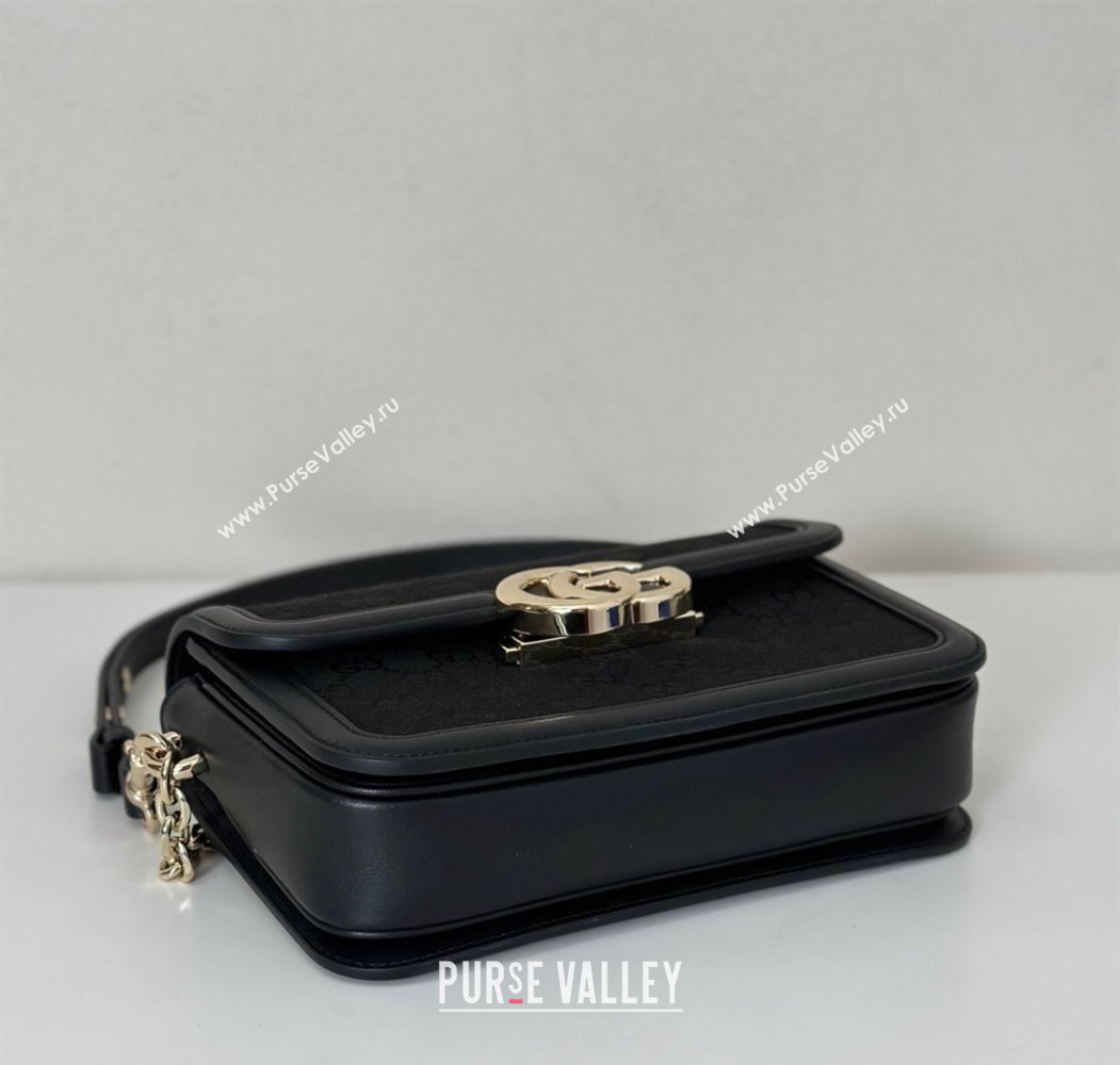 Gucci Go GG Canvas shoulder bag Black 2025 826761 (DLH-250808065)