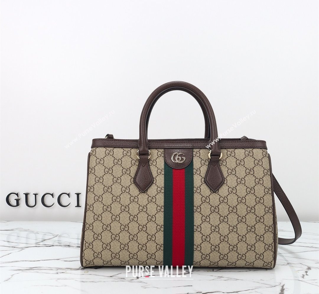 Gucci Ophidia GG Canvas medium tote bag 2025 836839 (DLH-250808077)
