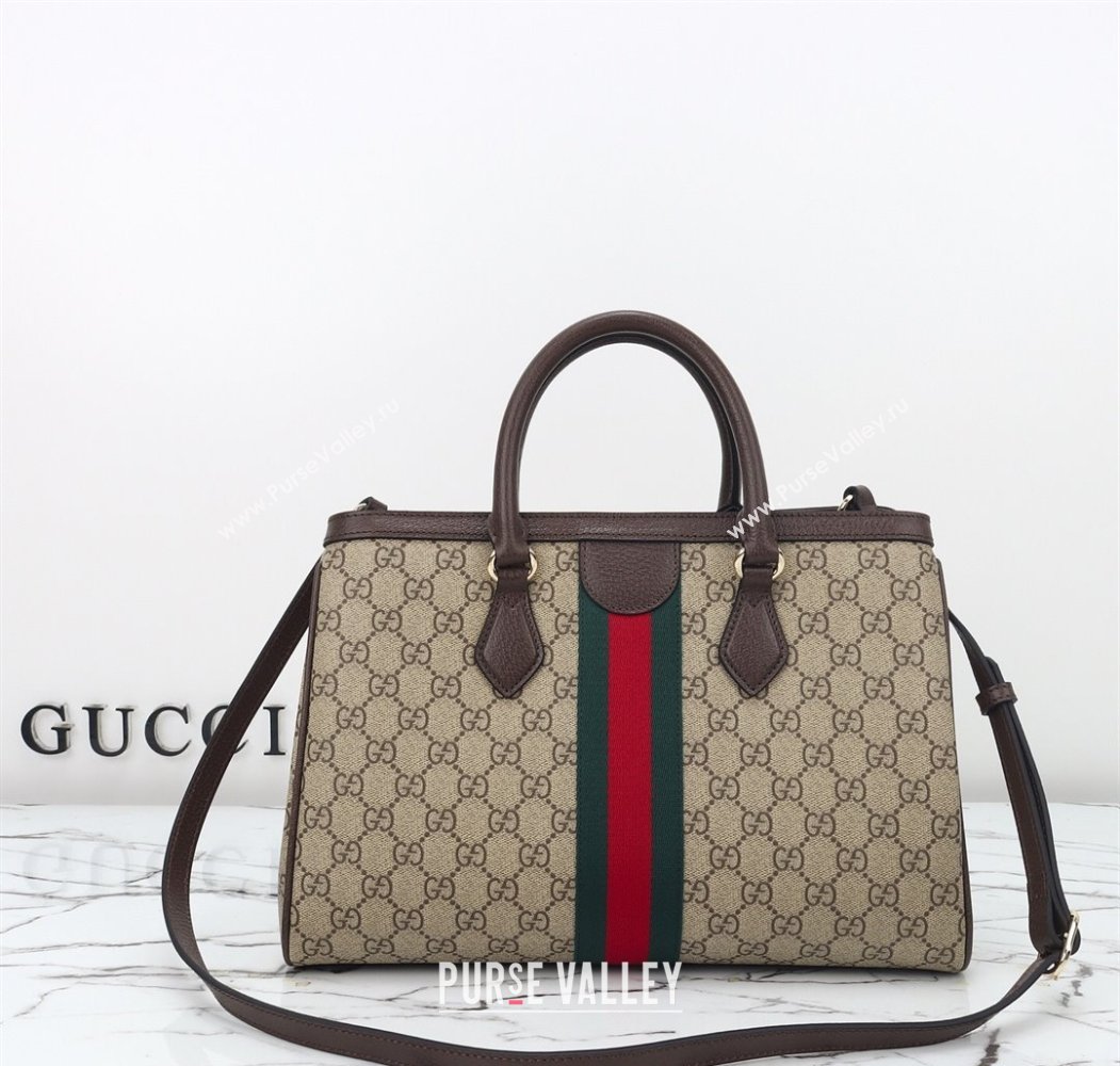Gucci Ophidia GG Canvas medium tote bag 2025 836839 (DLH-250808077)