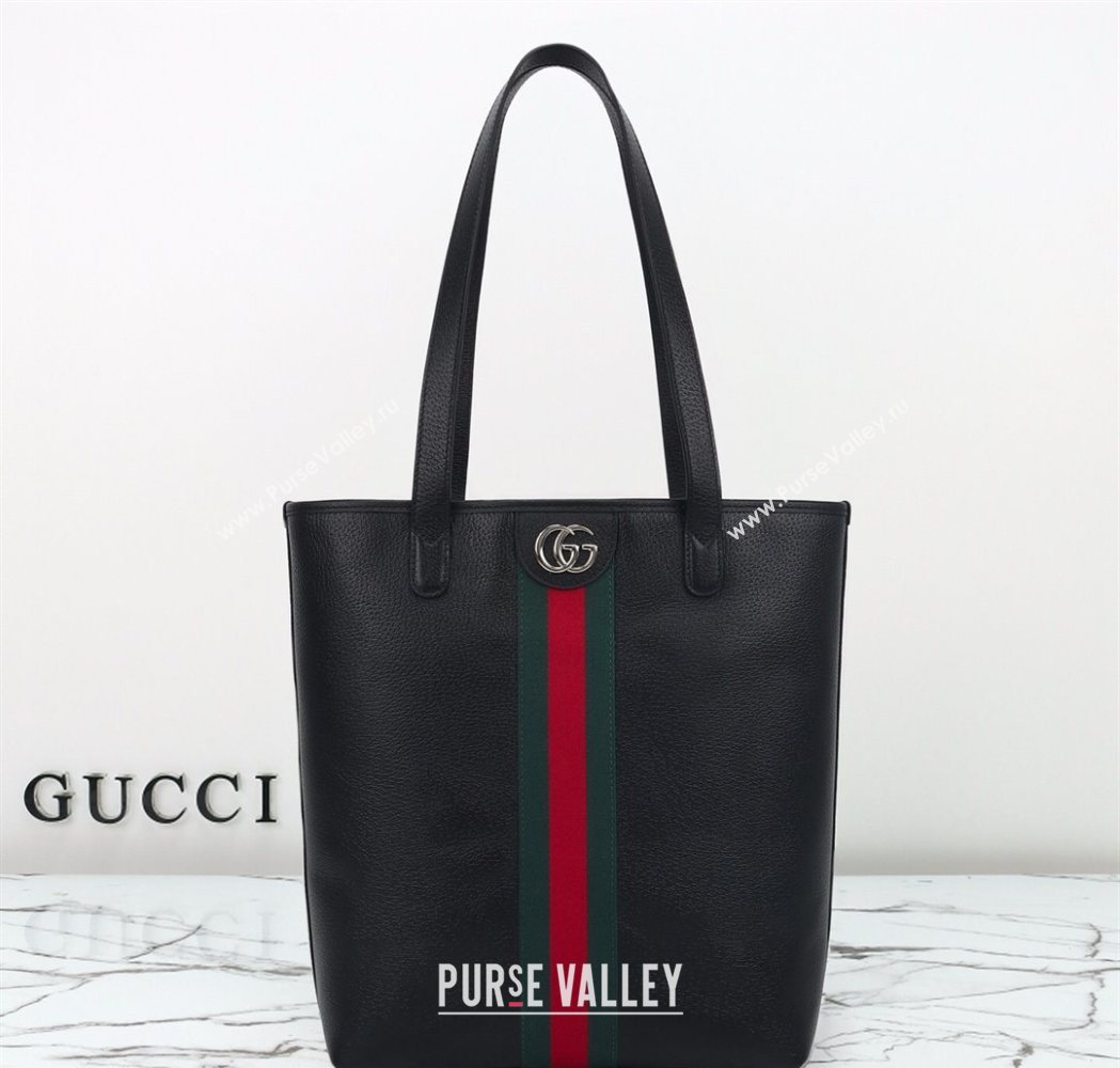 Gucci Ophidia Leather medium tote bag Black 2025 834465 (DLH-251125010)